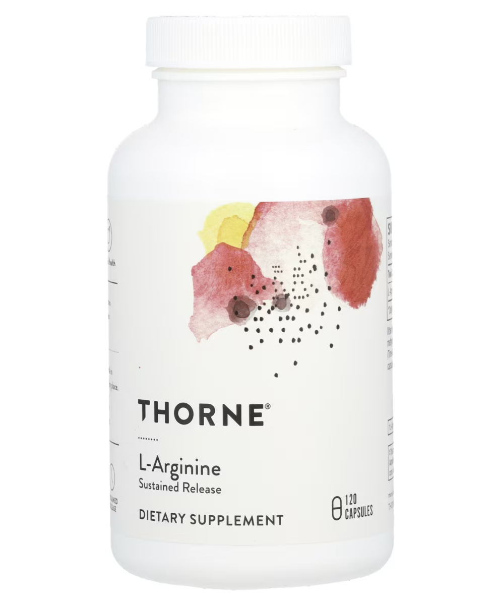 Thorne L-Arginine Sustained Release - 120 Capsules