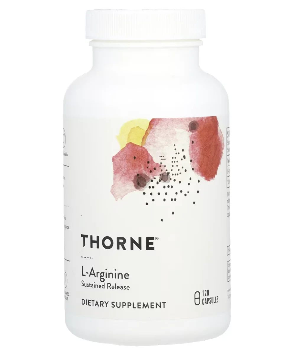 Thorne L-Arginine Sustained Release - 120 Capsules