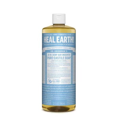 Dr. Bronner's 18-IN-1 Pure-Castile Magic Soap Baby Unscented - 32 fl oz