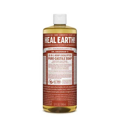 Dr. Bronner's 18-IN-1 Pure-Castile Magic Soap Eucalyptus - 32 fl oz