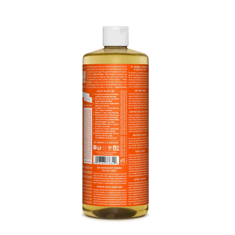 Dr. Bronner's 18-IN-1 Pure-Castile Magic Soap Tea Tree - 32 fl oz