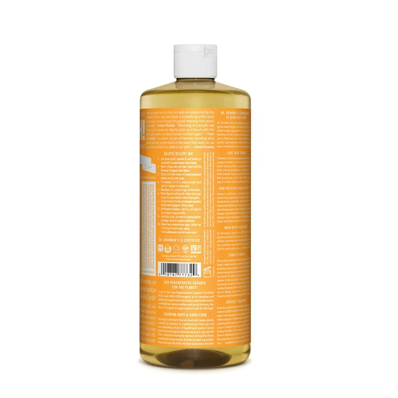 Dr. Bronner's 18-IN-1 Pure-Castile Magic Soap Citrus - 32 fl oz