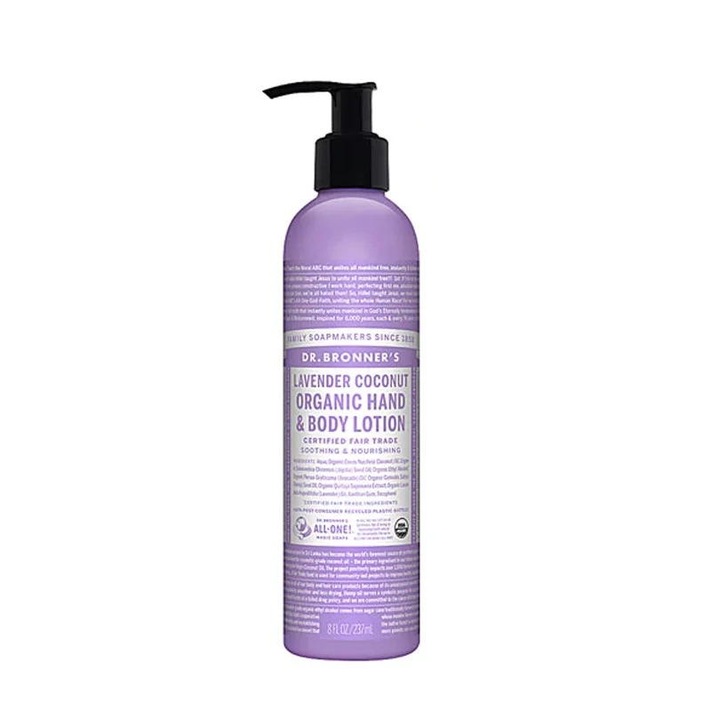 Dr. Bronner's Organic Hand & Body Lotion Lavender Coconut - 8 fl oz