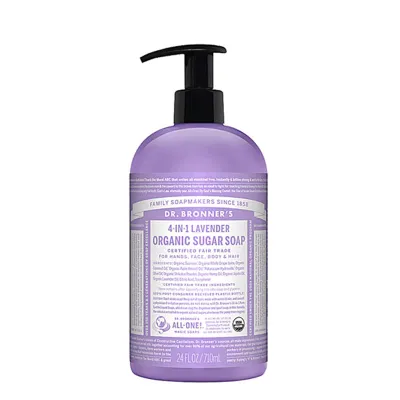 Dr. Bronner's Organic 4-in-1 Pump Soap Sugar Lavender - 24 fl oz