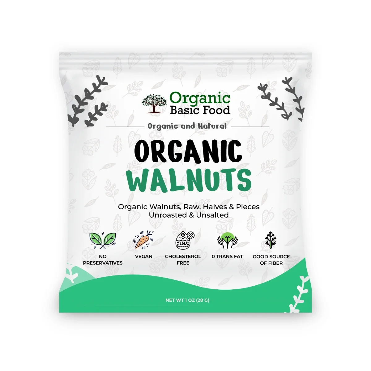 Organic Nuts Variety Pack -1oz x 5