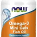 NOW Omega-3 Mini Gels - 180 Softgels - Image 1