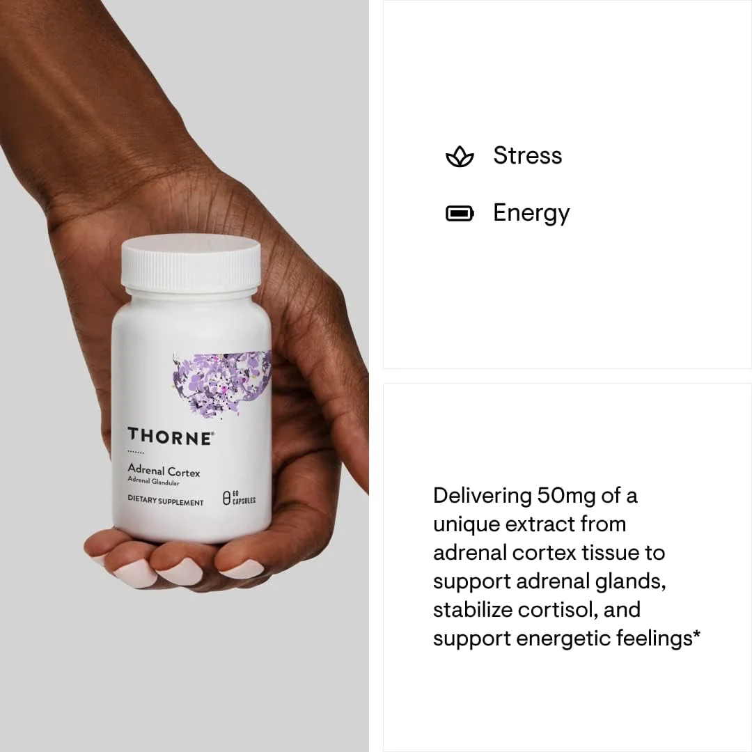 Thorne Adrenal Cortex - 60 Capsules