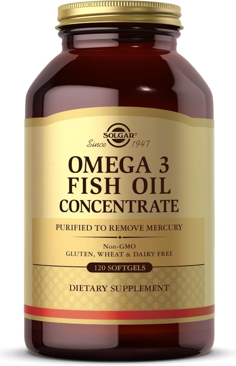 Solgar Omega-3 Fish Oil Concentrate - 120 Softgels