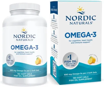 Nordic Naturals Omega-3 Lemon - 690 mg - 180 Softgels