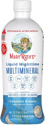 MaryRuth's, Liquid Nighttime Multimineral, Coconut Dream, 30 fl oz (887 ml)
