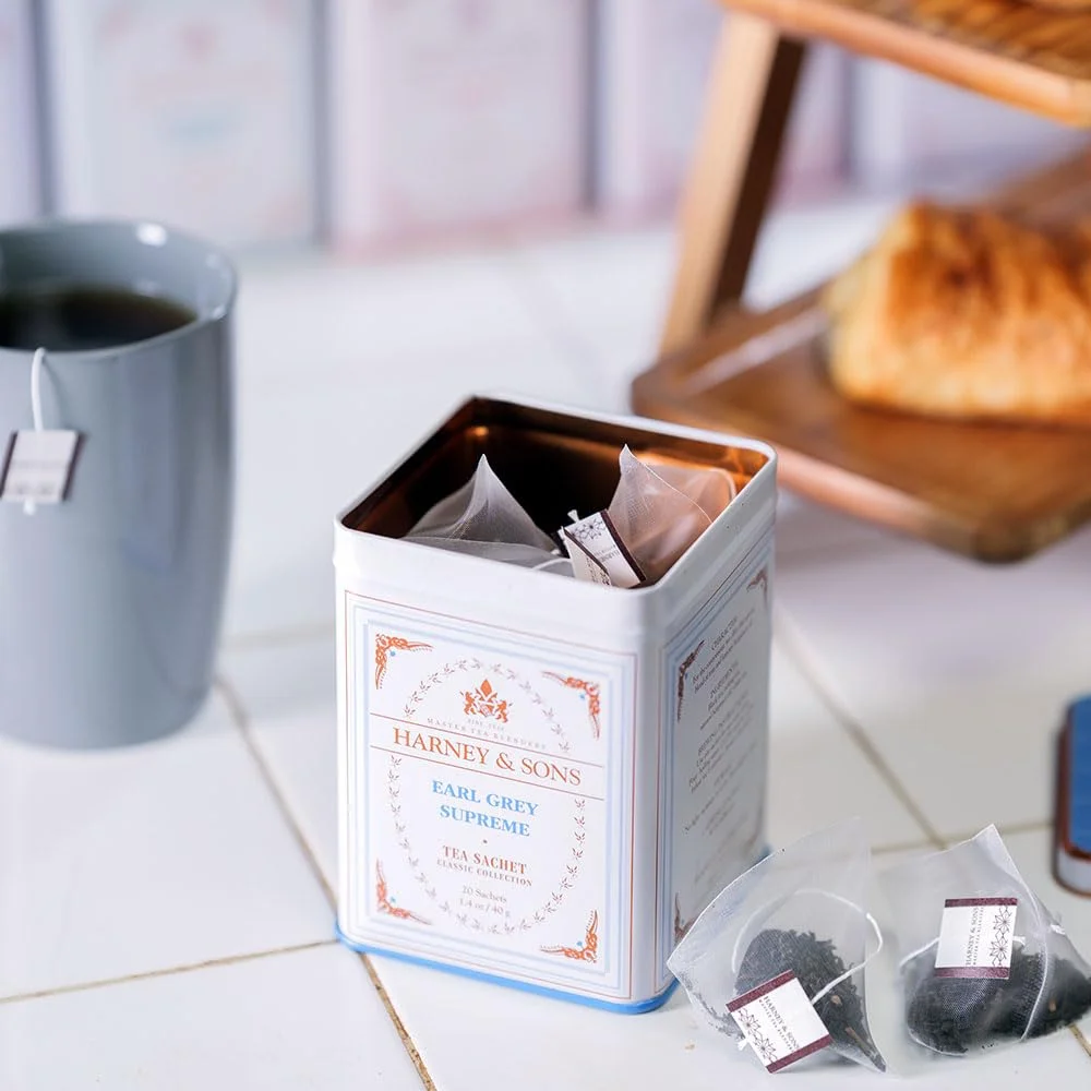 Harney & Sons, Classic Collection, Earl Grey Supreme, 20 Sachets, 1.4 oz (40 g)