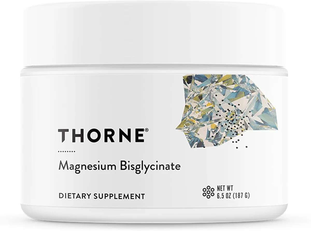 Thorne Magnesium Bisglycinate - NSF Certified for Sport - 200 mg - 60 Servings