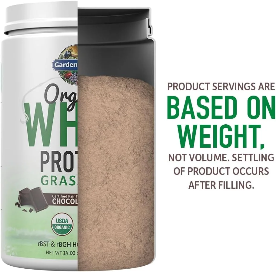 Garden of Life, Organic Whey Protein, Grass-Fed, Vanilla, 13.33 oz (378 g)