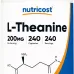 Nutricost L-Theanine - 200 mg - 240 Capsules - Image 1