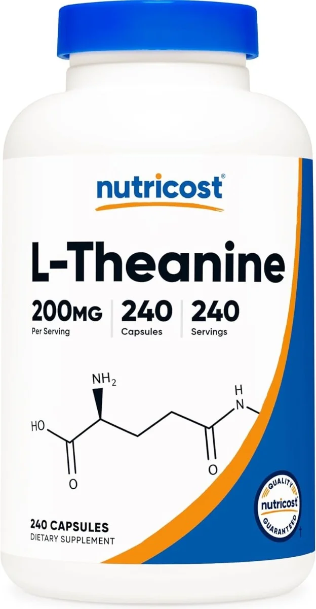 Nutricost L-Theanine - 200 mg - 240 Capsules