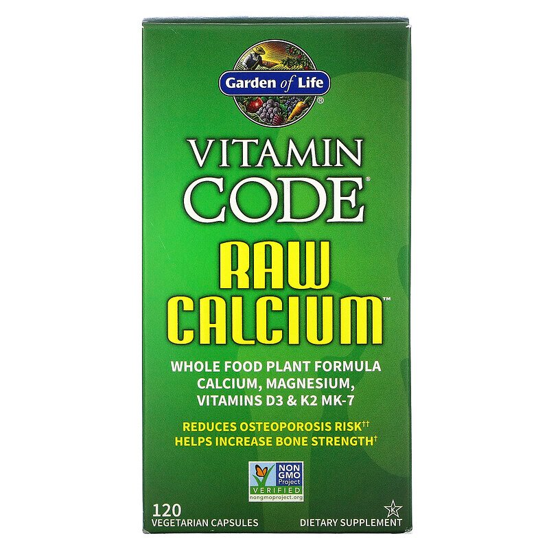Garden of Life Vitamin Code RAW Calcium - 120 Vegetarian Capsules