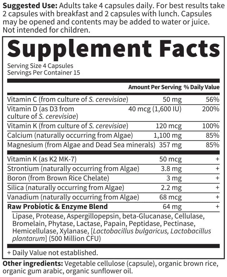 Garden of Life Vitamin Code RAW Calcium - 60 Vegetarian Capsules