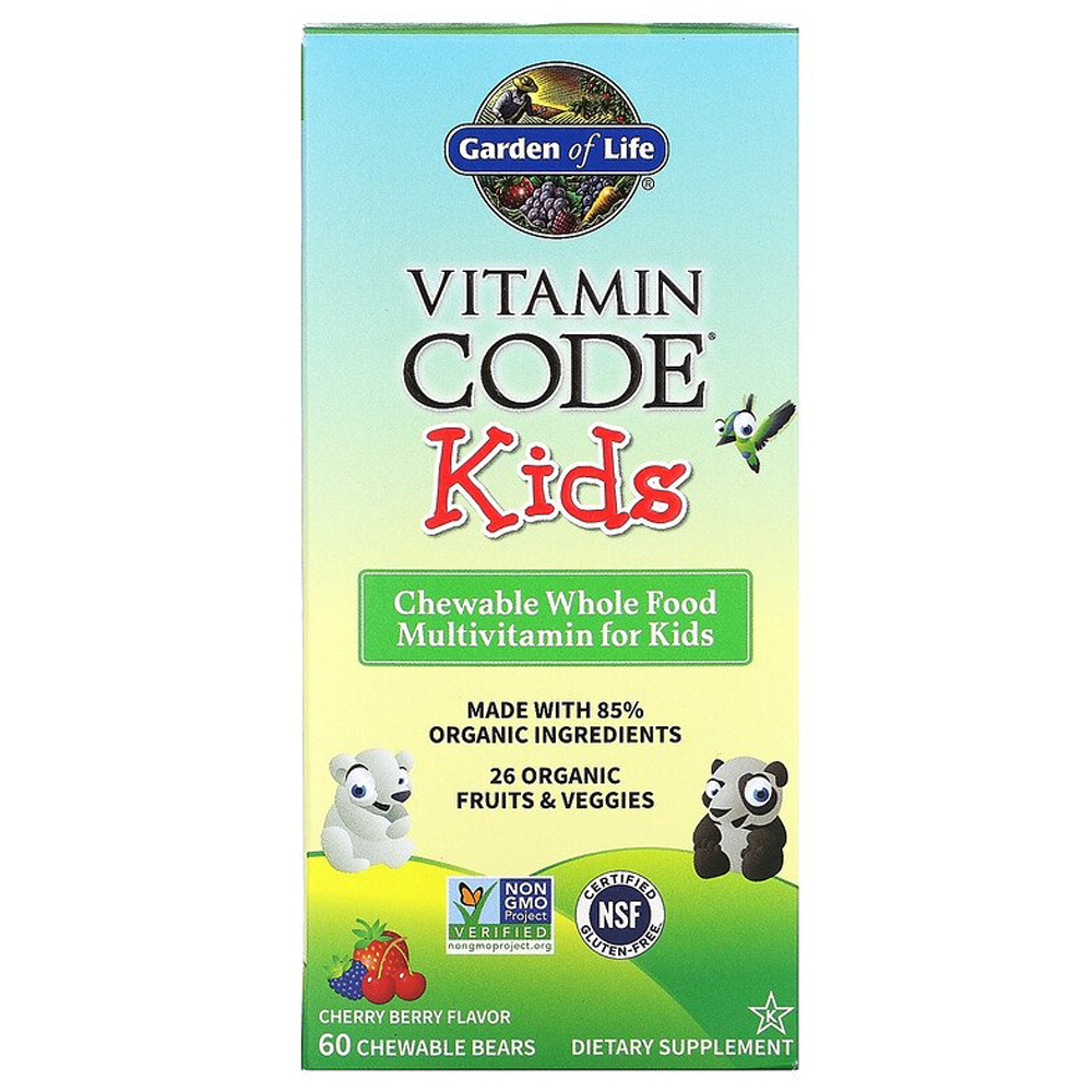 Garden of Life Kids Vitamin Code Multivitamin Cherry Berry - 60 Chewables