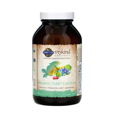 Garden of Life Organics Plant Calcium - 180 Vegan Tablets