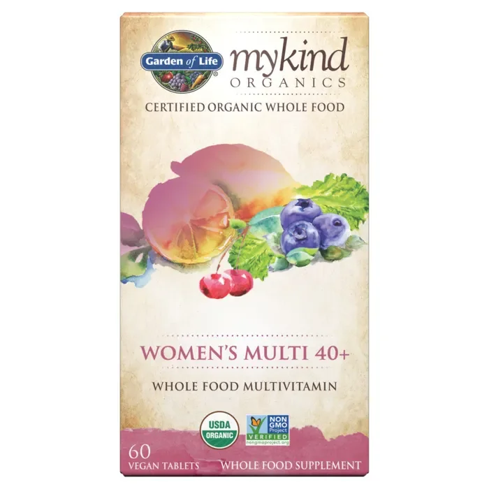 Garden of Life Organics Women's Multi 40 Plus - 60 Vegan Tablets