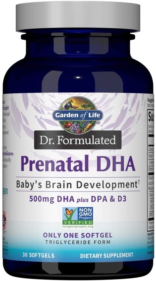 Garden of Life Dr. Formulated Prenatal DHA Fish Oil 30 Softgels