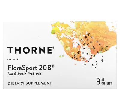 Thorne FloraSport 20B - NSF Certified for Sport - 30 Capsules