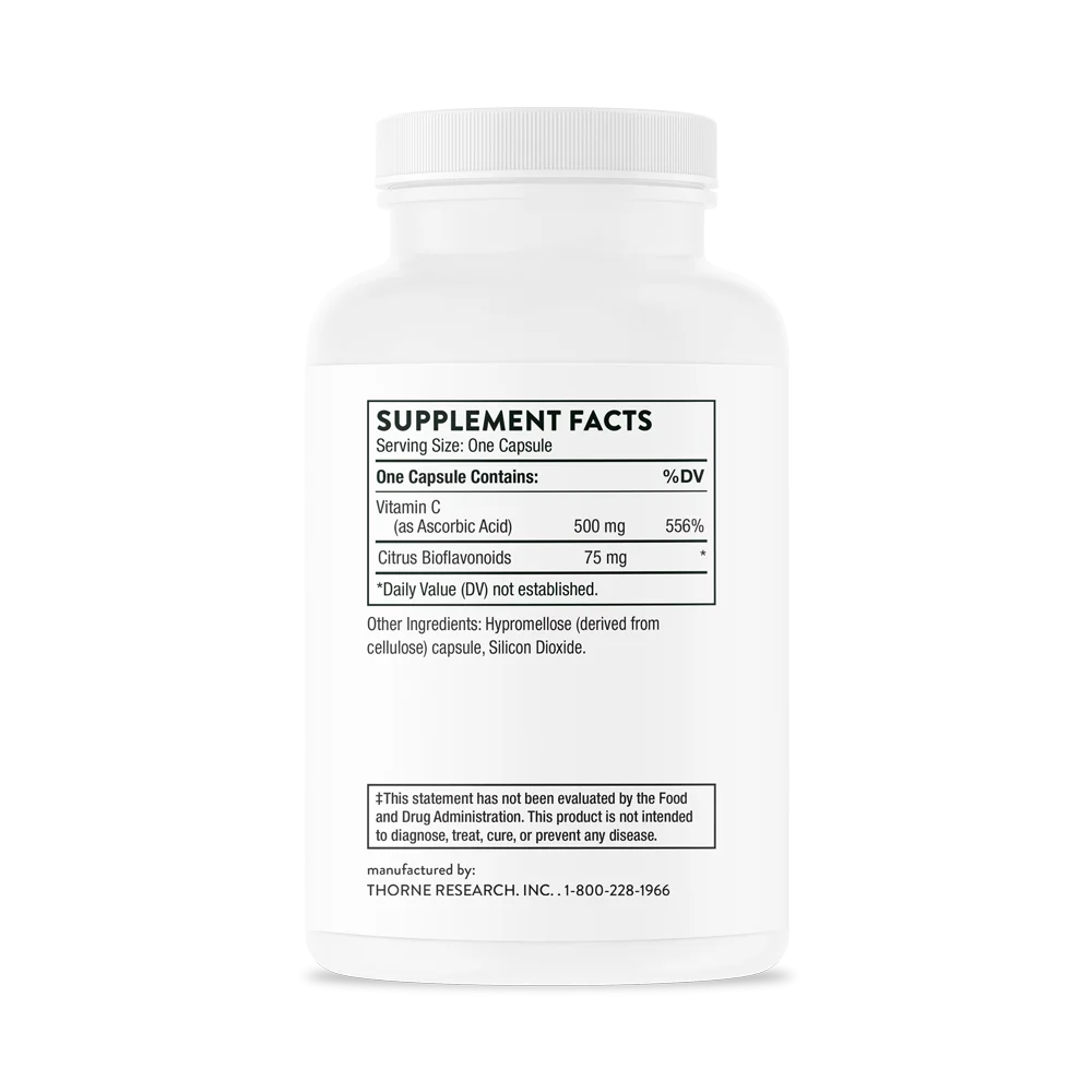 Thorne Vitamin C with Flavonoids - 90 Capsules