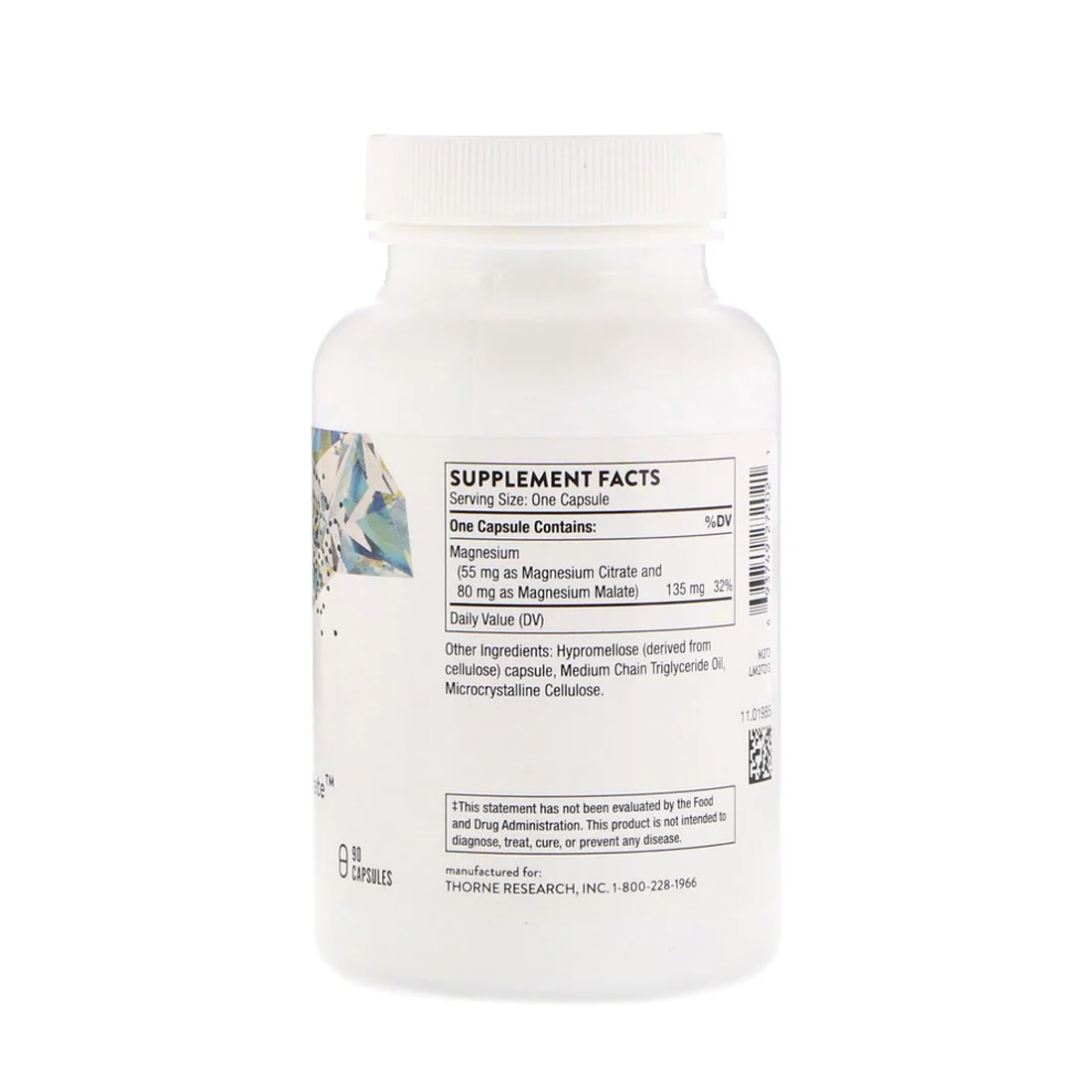 Thorne Magnesium Citramate - 90 Capsules