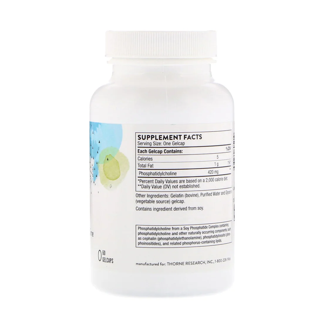 Thorne Phosphatidyl Choline - 60 Gel Caps