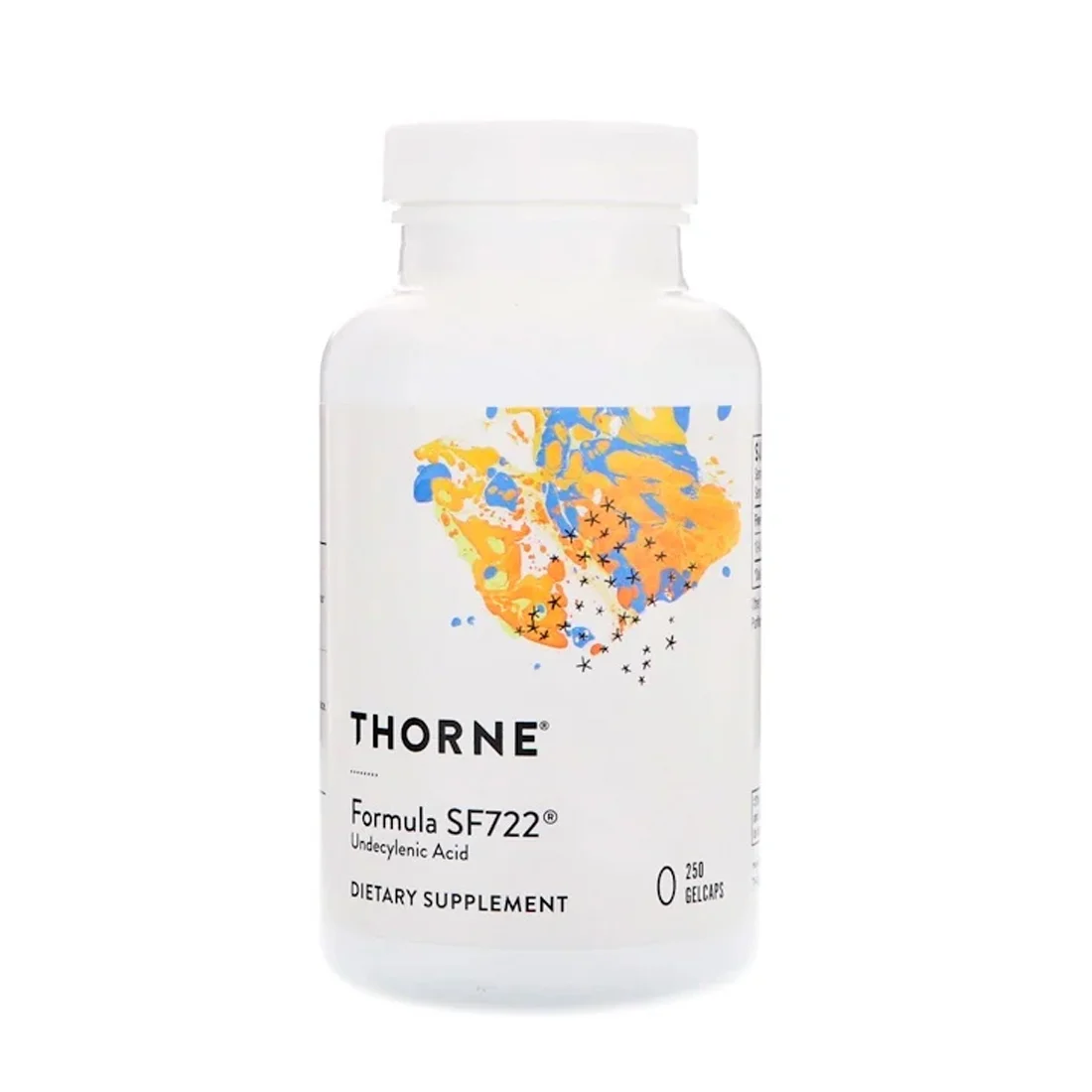 Thorne Undecylenic Acid - 250 mg - 250 Gel Caps