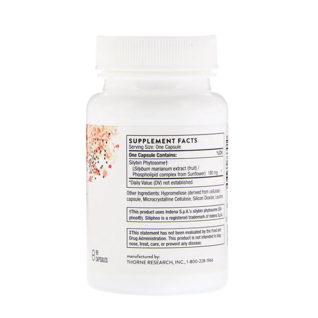 Thorne Siliphos Milk Thistle Phytosome - 90 Capsules