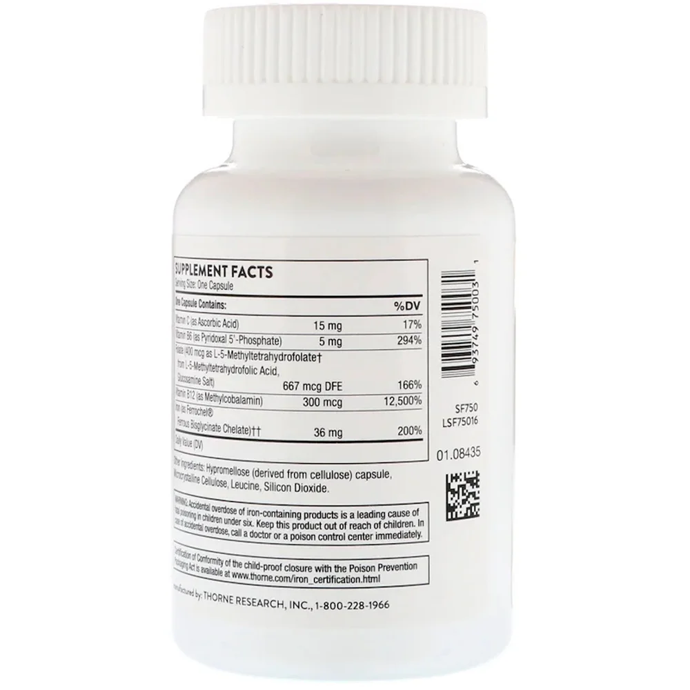 Thorne Ferrasorb - 60 Capsules
