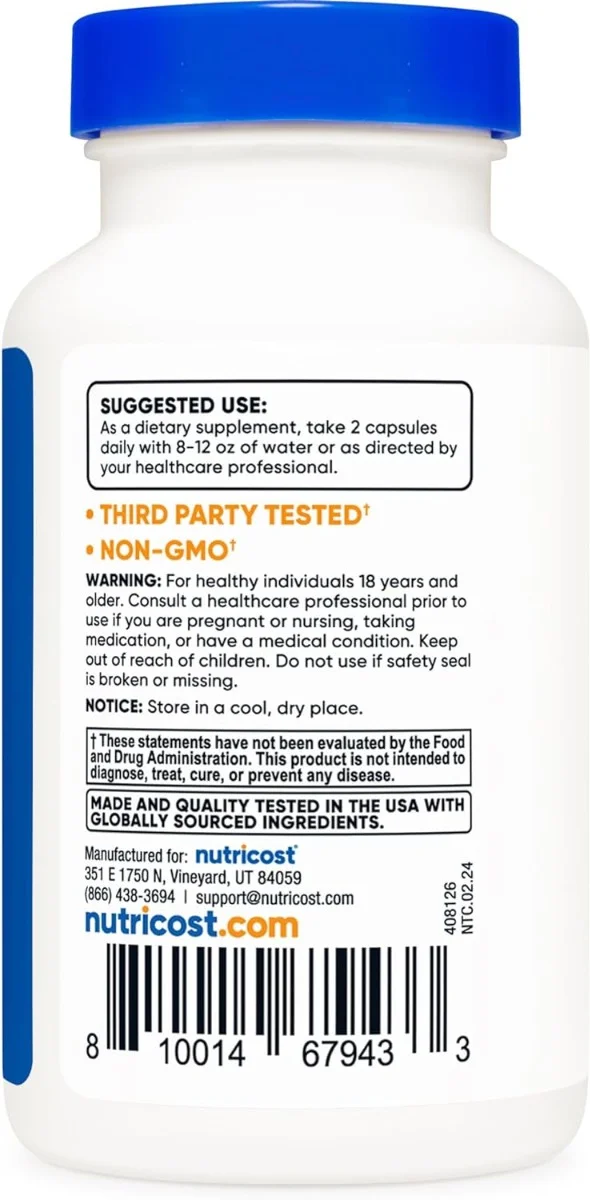 Nutricost Multivitamin For Men - 120 Capsules