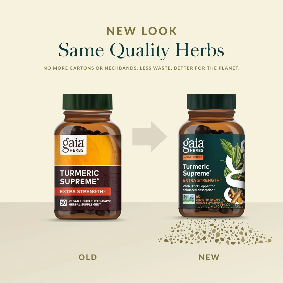 Gaia Herbs, Turmeric Supreme®, 60 Liquid Phyto-Caps