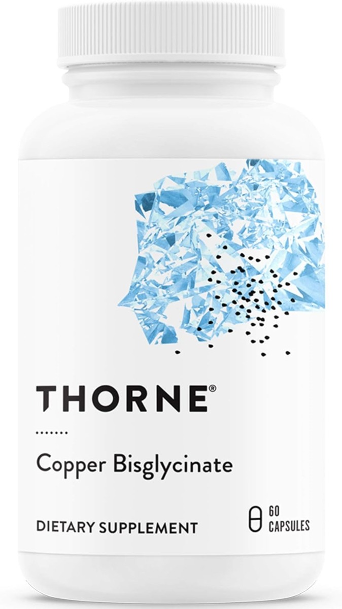 Thorne Copper Bisglycinate - 60 Capsules