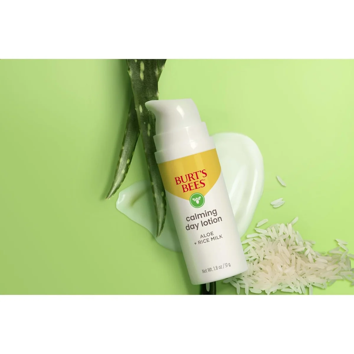 Burt's Bees Calming Day Lotion With Aloe And Rice Milk - 1.8 oz