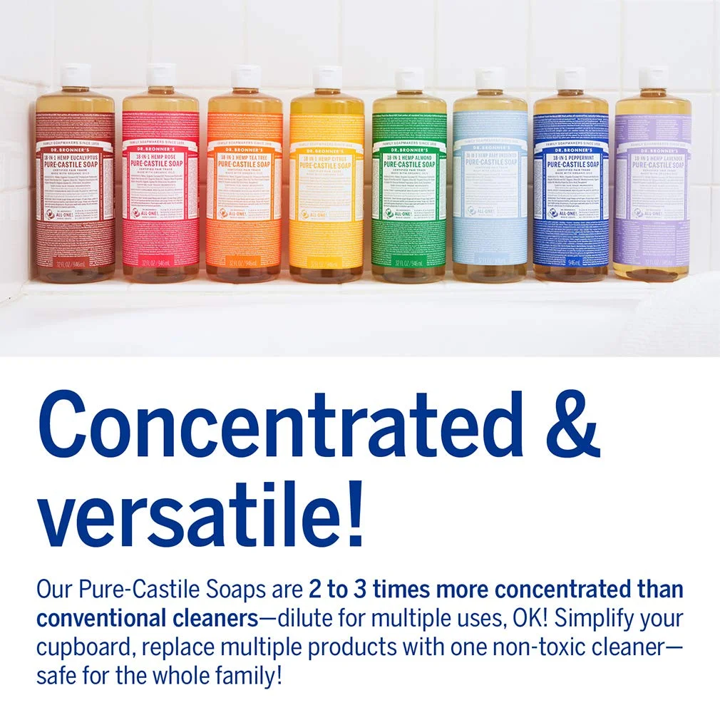 Dr. Bronner's 18-IN-1 Pure-Castile Magic Soap Baby Unscented - 32 fl oz