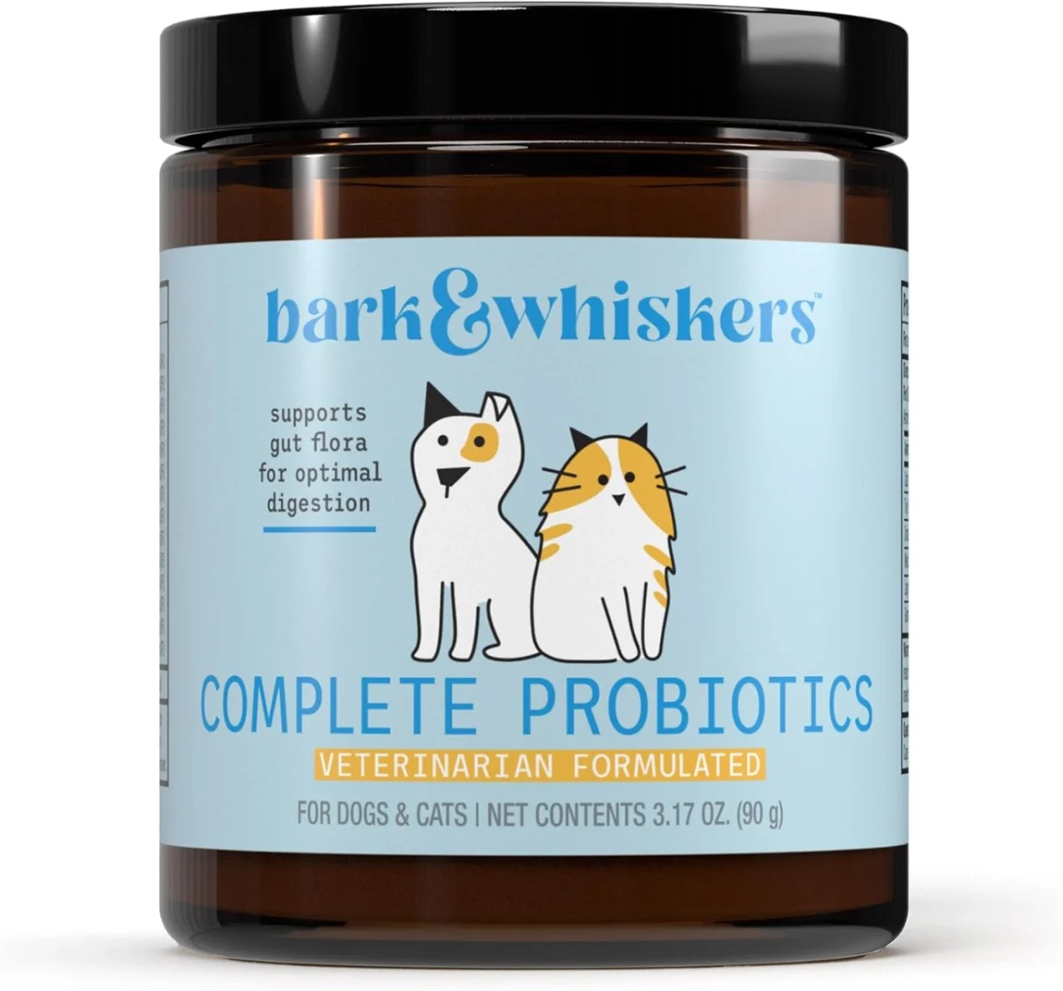 Dr. Mercola Bark & Whiskers Complete Probiotics for Dogs & Cats, 3.17 oz (90 g)