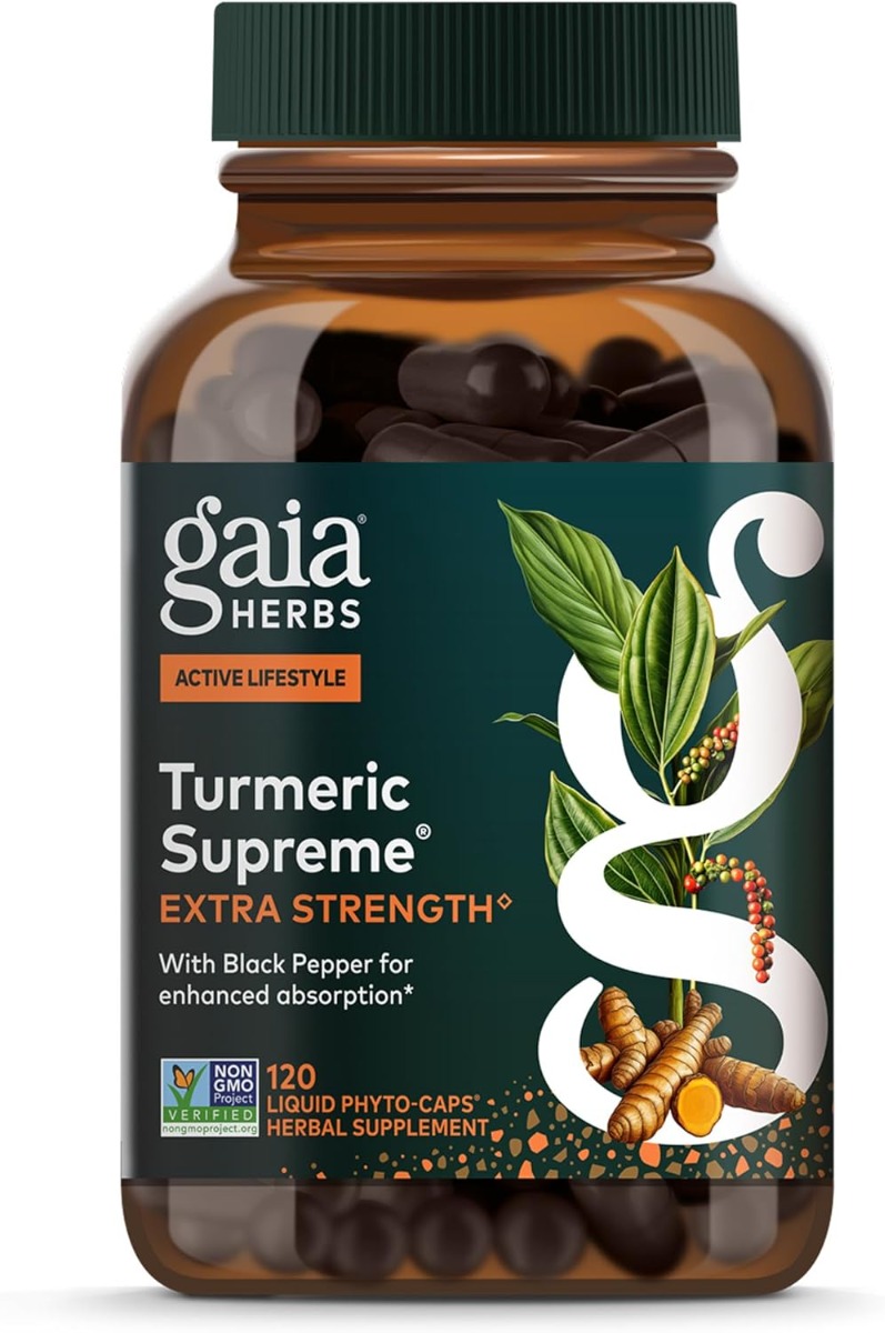 Gaia Herbs, Turmeric Supreme®, 120 Liquid Phyto-Caps