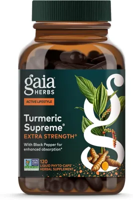 Gaia Herbs, Turmeric Supreme®, 120 Liquid Phyto-Caps