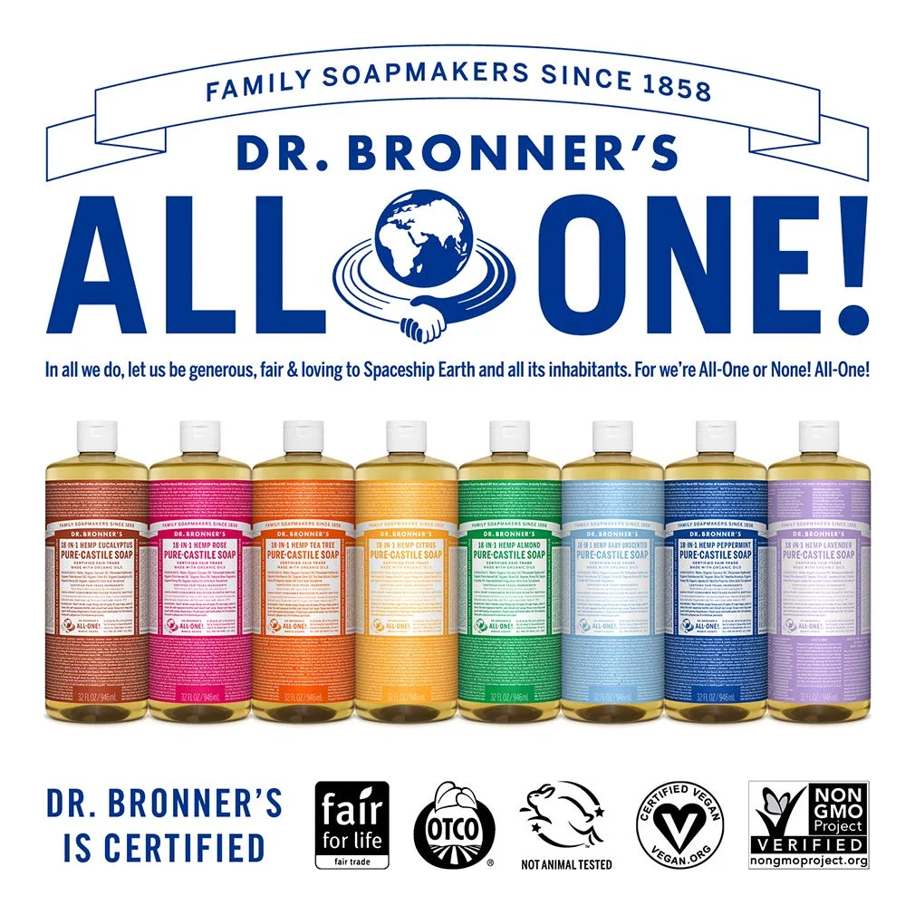 Dr. Bronner's 18-IN-1 Pure-Castile Magic Soap Baby Unscented - 32 fl oz