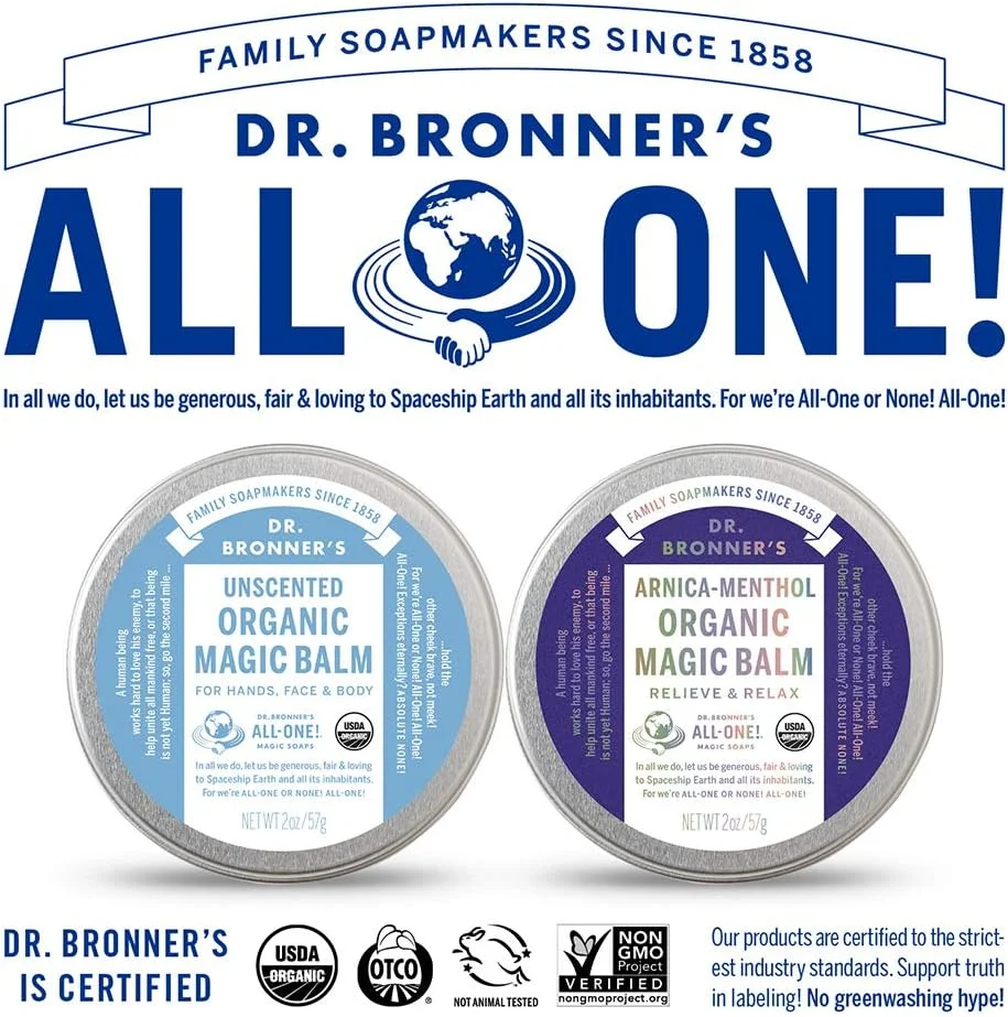 Dr. Bronner's Organic Magic Balm Arnica-Menthol - 2 oz