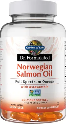Garden of Life, Norwegian Salmon Oil, 60 Softgels (1,000 mg per Softgel)