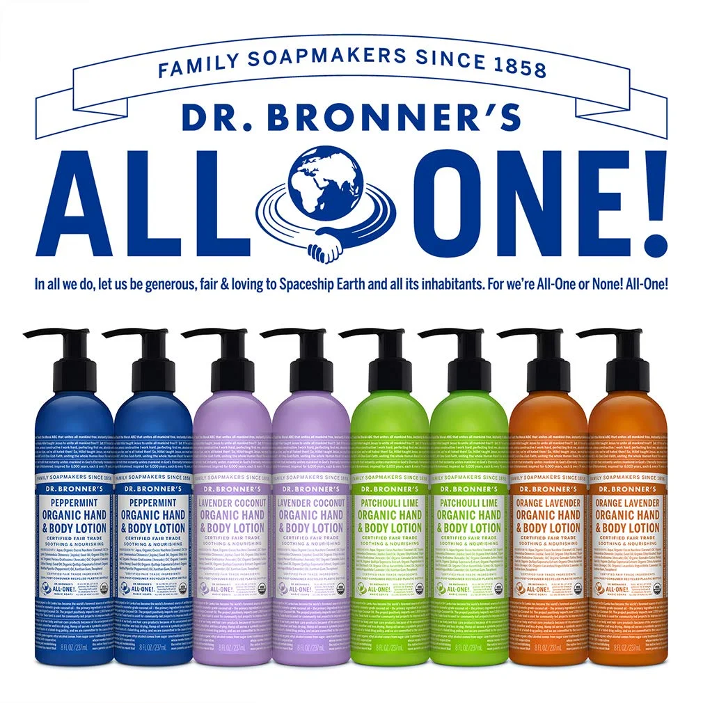 Dr. Bronner's Organic Hand & Body Lotion Peppermint - 8 fl oz
