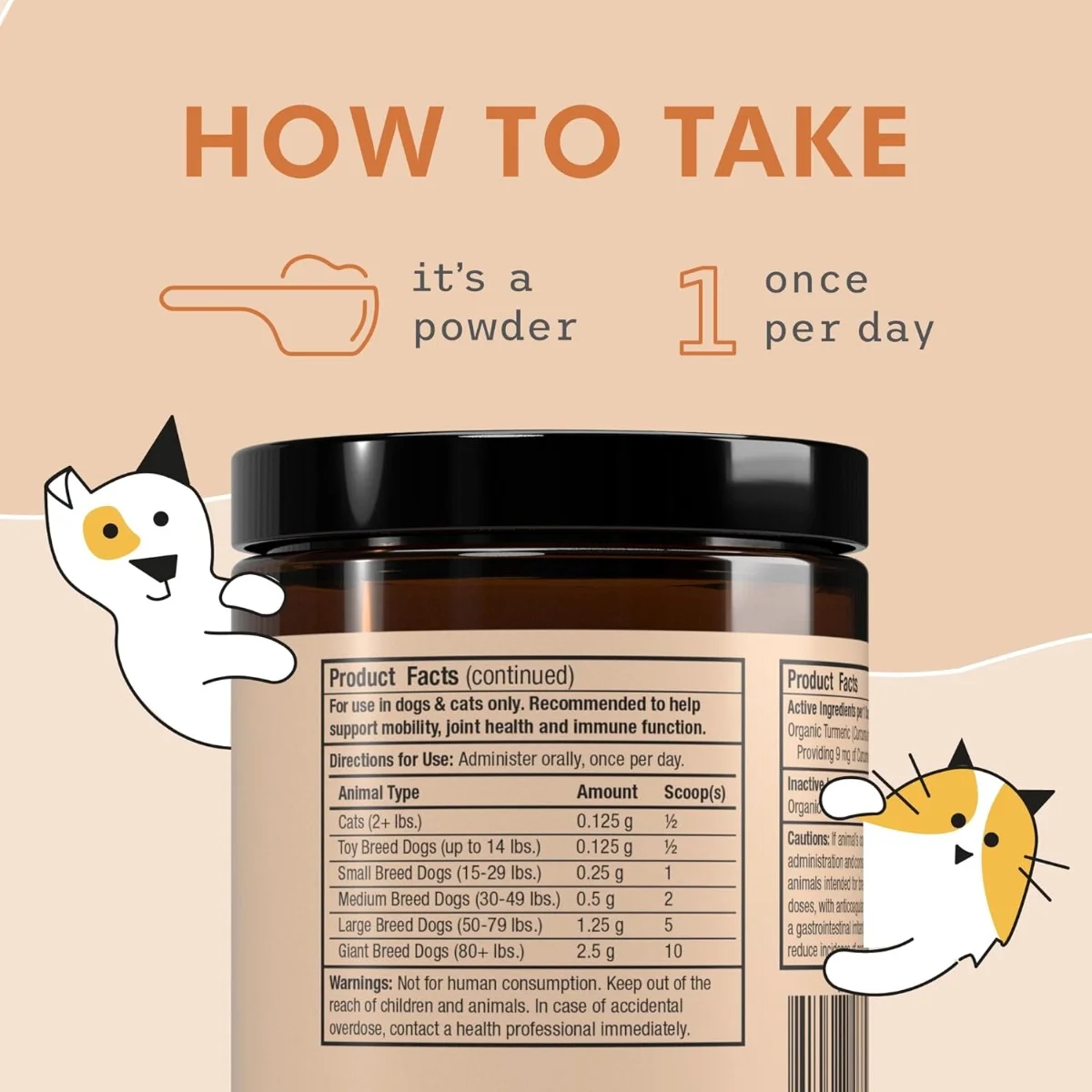 Dr. Mercola, Organic Curcumin Extract, For Cats & Dogs, 2.64 oz (75 g)