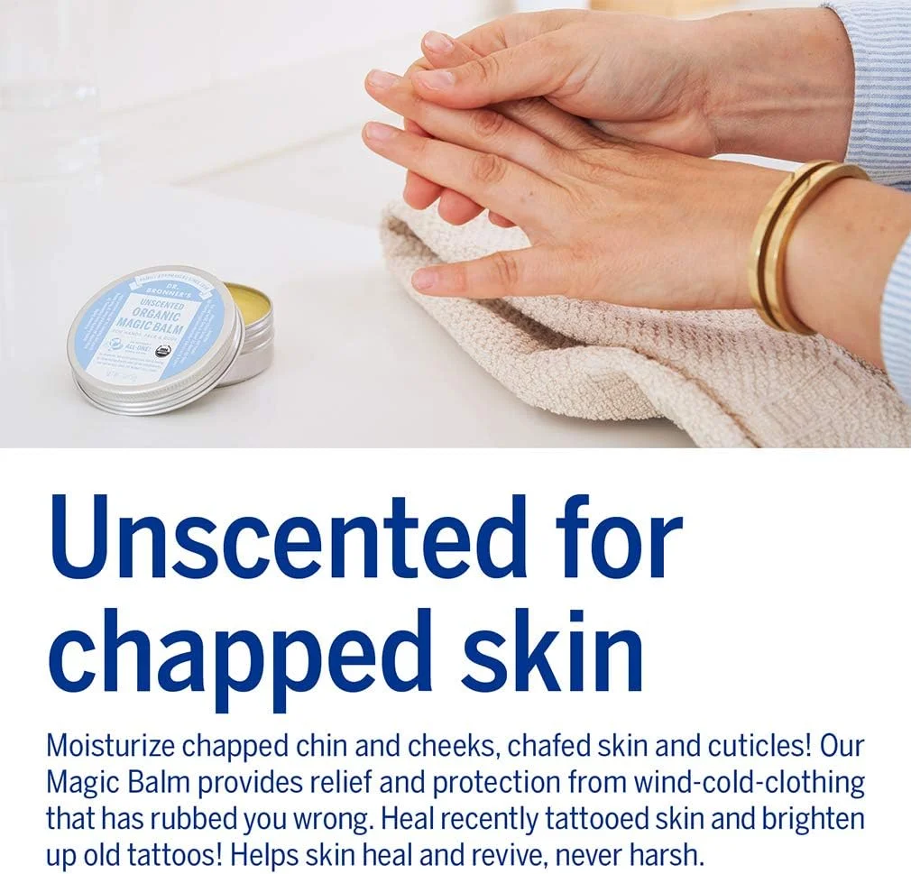 Dr. Bronner's Organic Magic Balm for Baby Hands Face & Body Unscented - 2 oz