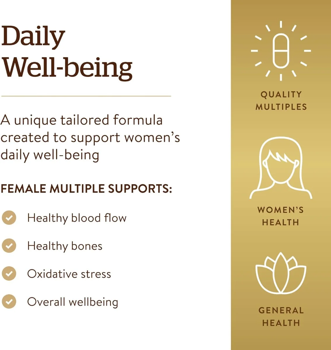 Solgar Female Multiple - 120 Tablets