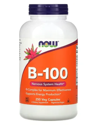 NOW B-100 - 250 Vegetarian Capsules