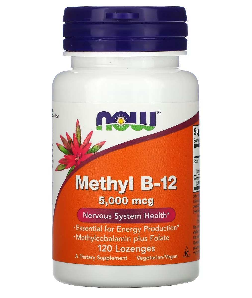 NOW Methyl B12 - 5000 mcg - 120 Lozenges