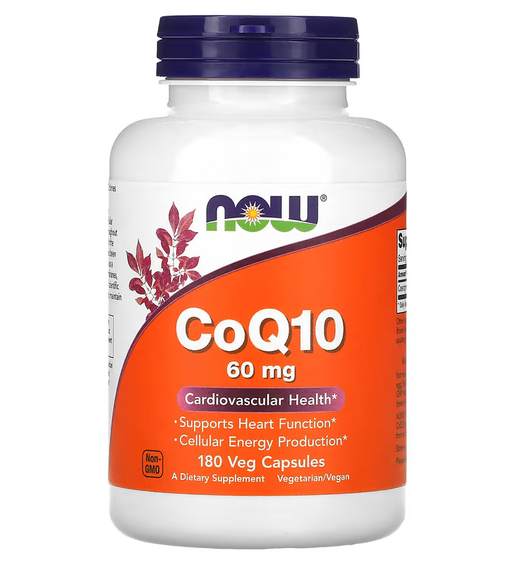 NOW CoQ10 - 60 mg - 180 Vcaps®